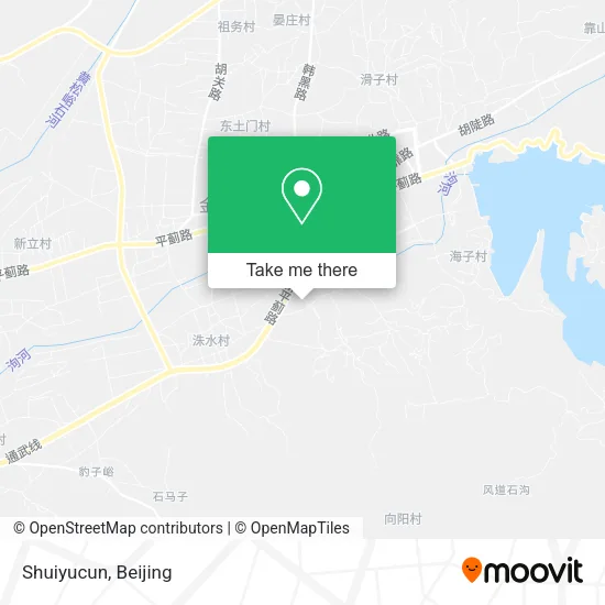 Shuiyucun map
