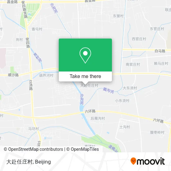 大赴任庄村 map
