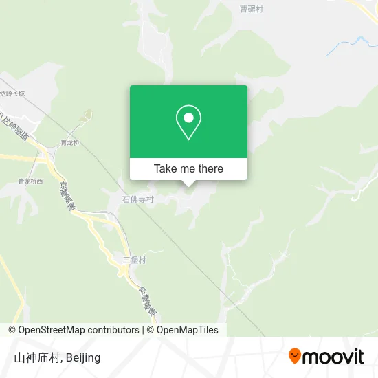 山神庙村 map
