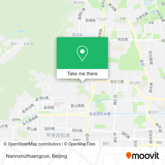 Nannxinzhuangcun map