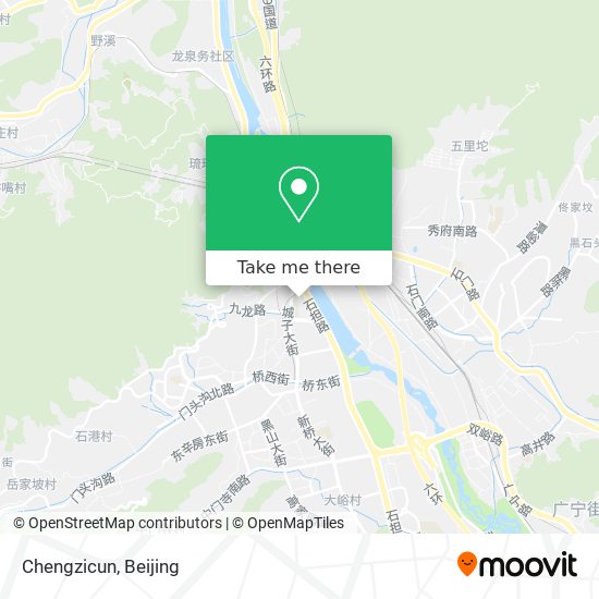 Chengzicun map