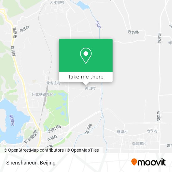 Shenshancun map
