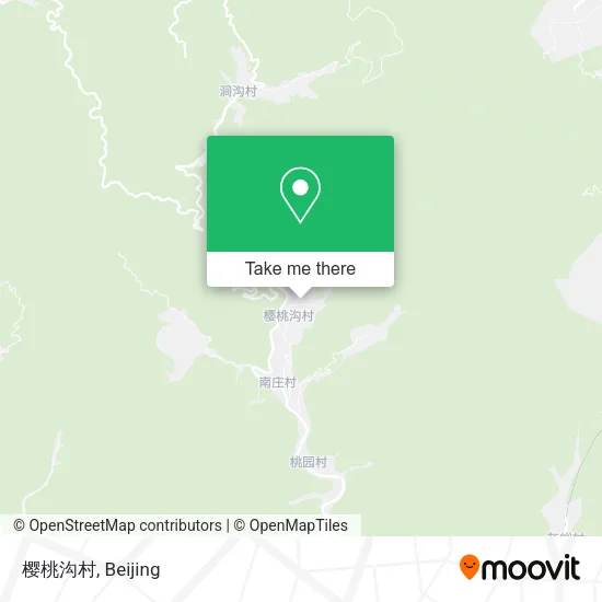 樱桃沟村 map