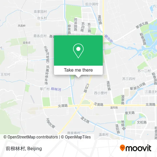 前柳林村 map