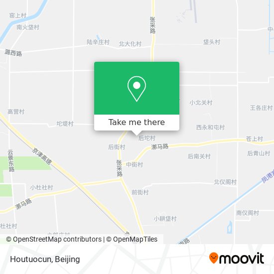 Houtuocun map