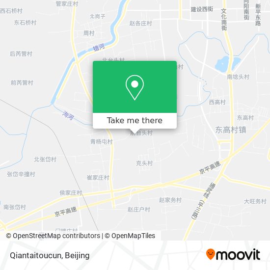 Qiantaitoucun map