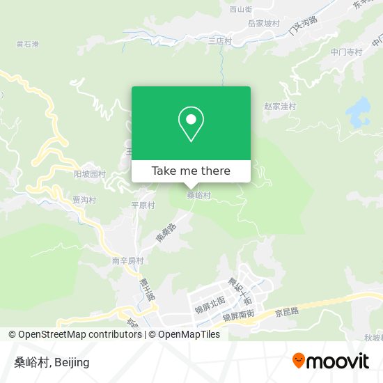 桑峪村 map