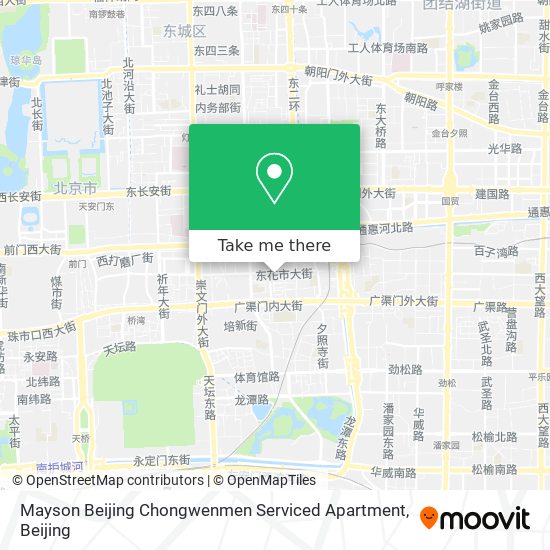 Mayson Beijing Chongwenmen Serviced Apartment map
