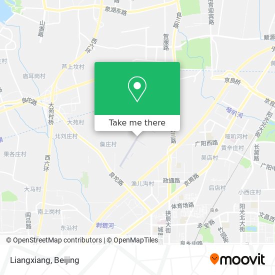 Liangxiang map
