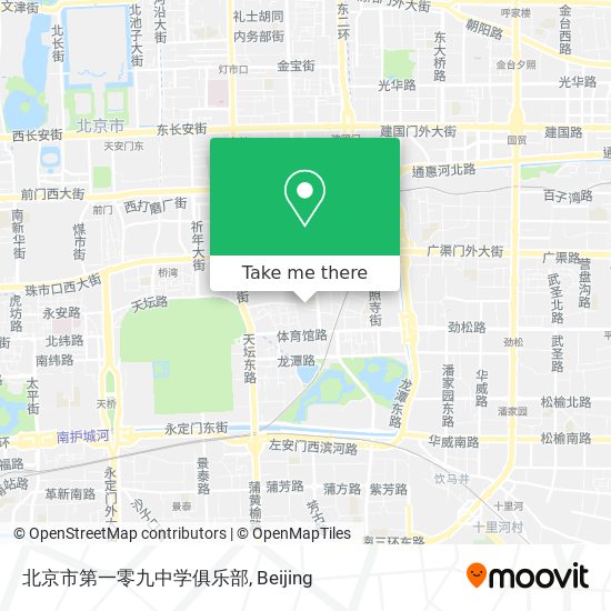 北京市第一零九中学俱乐部 map