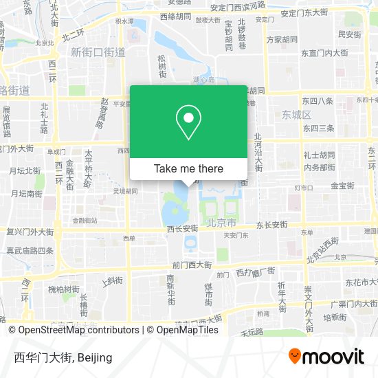 西华门大街 map