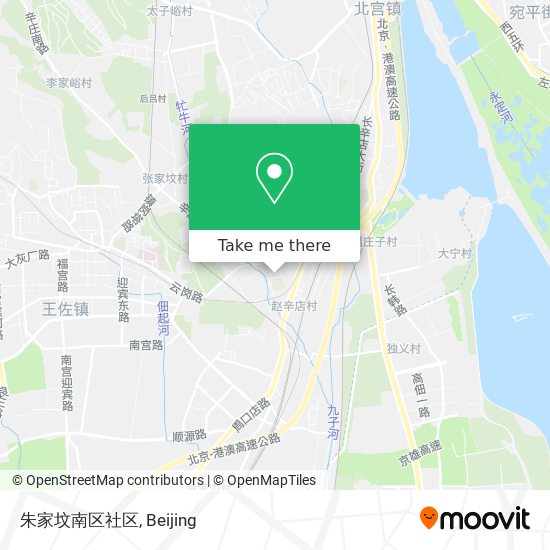 朱家坟南区社区 map