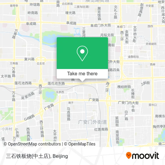 三石铁板烧(中土店) map