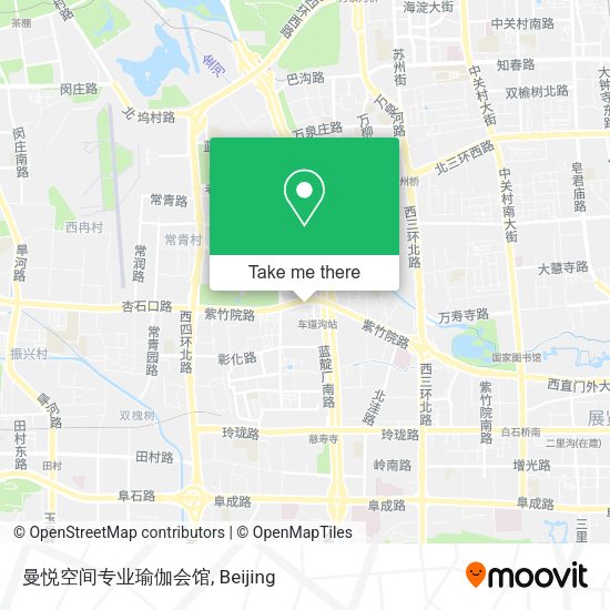 曼悦空间专业瑜伽会馆 map