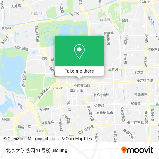 北京大学燕园41号楼 map