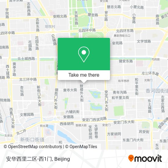 安华西里二区-西1门 map