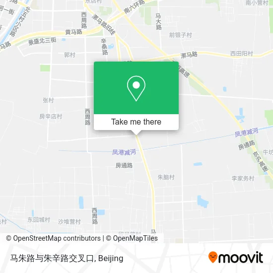 马朱路与朱辛路交叉口 map