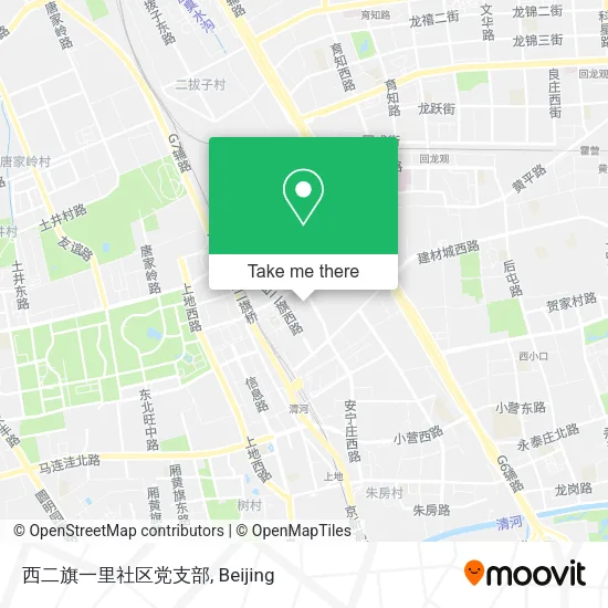 西二旗一里社区党支部 map