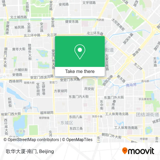 歌华大厦-南门 map