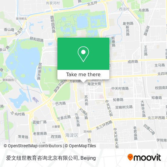 爱文纽世教育咨询北京有限公司 map