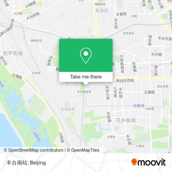 丰台南站 map