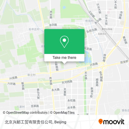 北京兴邮工贸有限责任公司 map