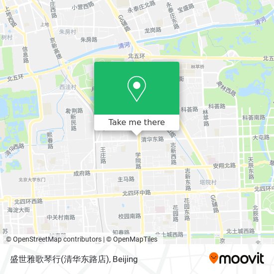 盛世雅歌琴行(清华东路店) map