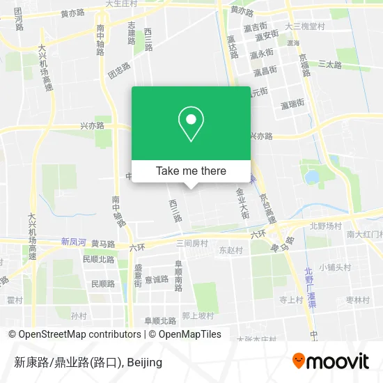 新康路/鼎业路(路口) map