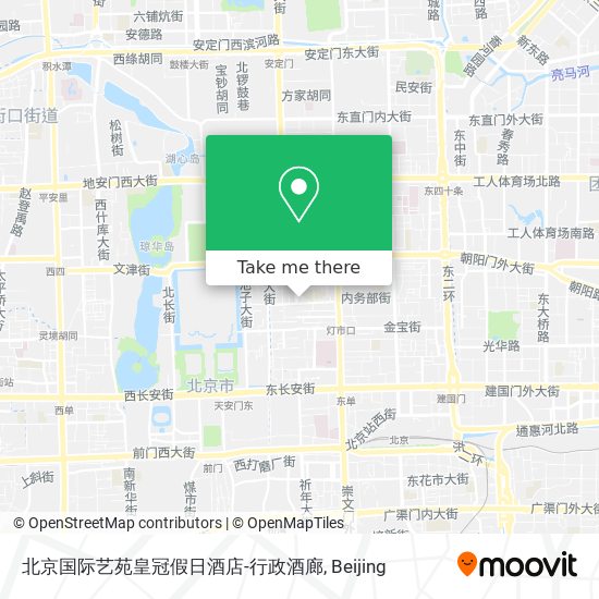 北京国际艺苑皇冠假日酒店-行政酒廊 map