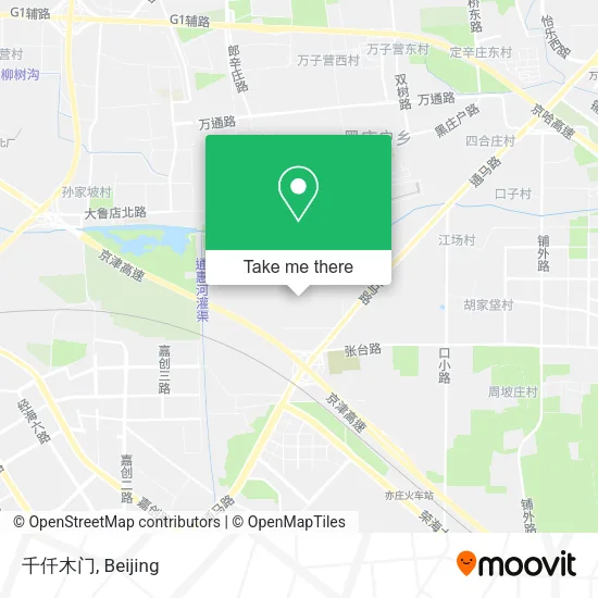 千仟木门 map
