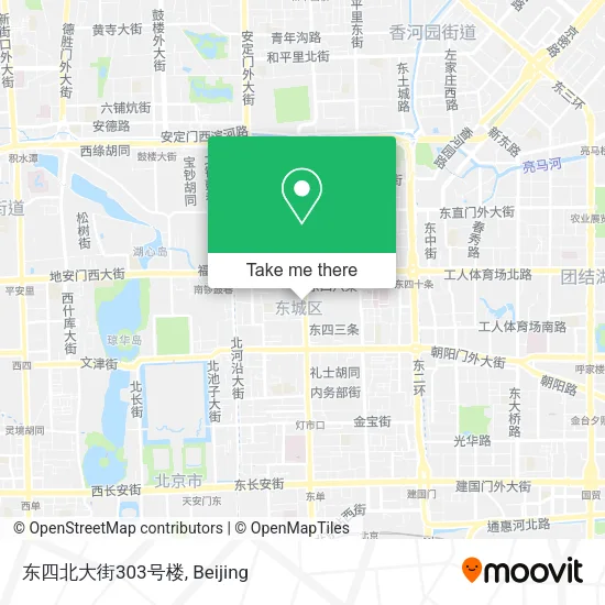 东四北大街303号楼 map