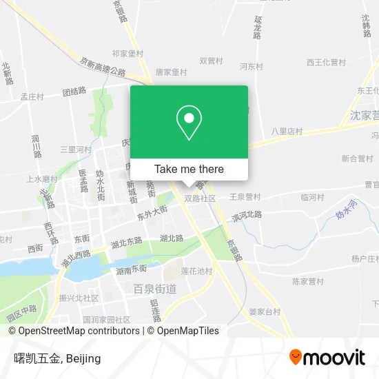 曙凯五金 map