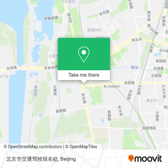 北京市交通驾校报名处 map