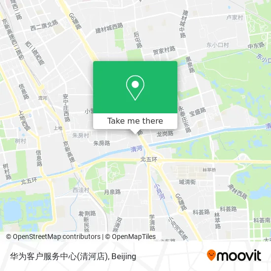 华为客户服务中心(清河店) map