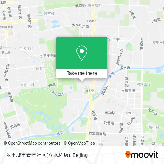 乐乎城市青年社区(立水桥店) map