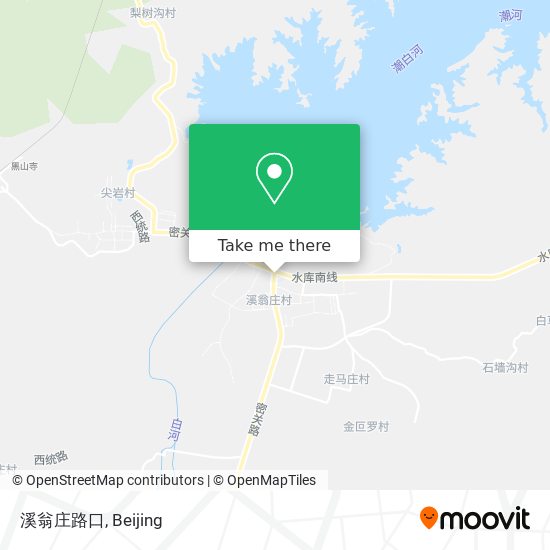 溪翁庄路口 map