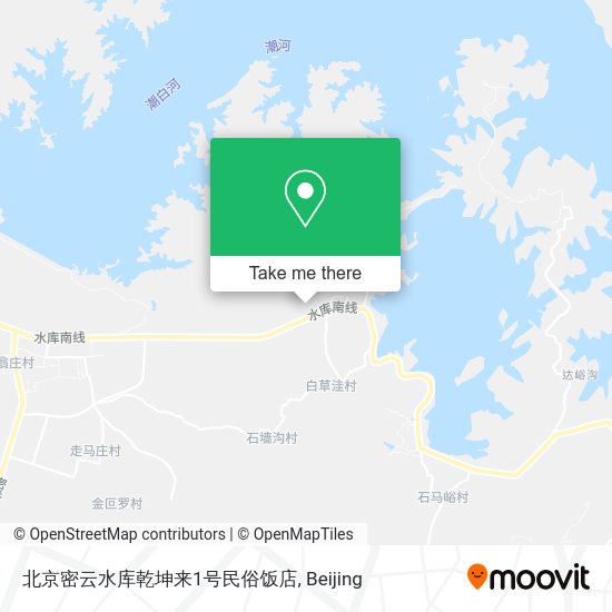 北京密云水库乾坤来1号民俗饭店 map