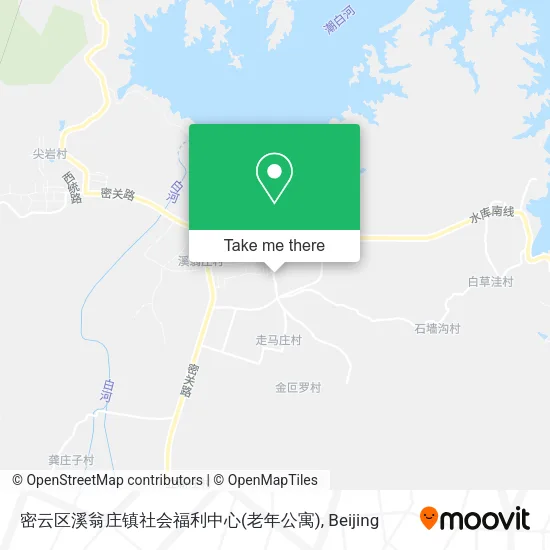 密云区溪翁庄镇社会福利中心(老年公寓) map