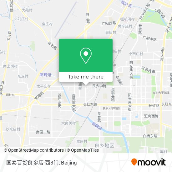 国泰百货良乡店-西3门 map