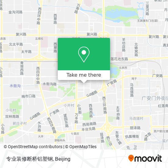 专业装修断桥铝塑钢 map