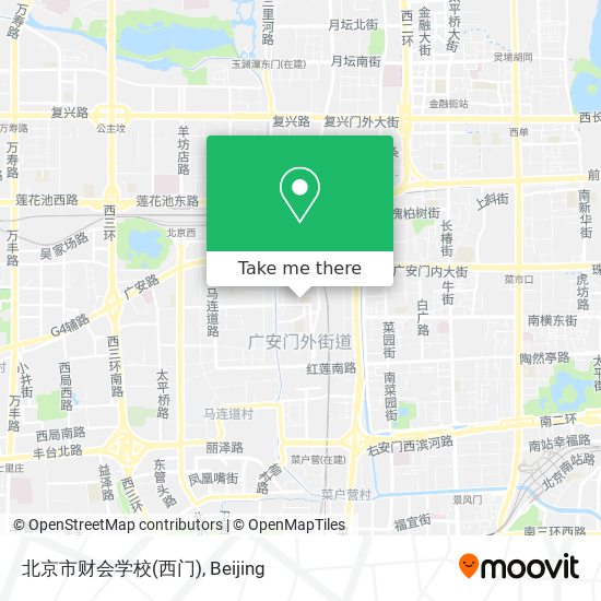 北京市财会学校(西门) map