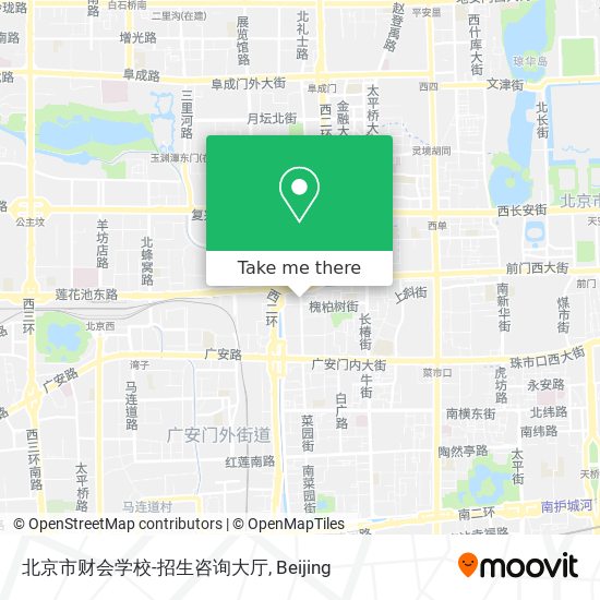 北京市财会学校-招生咨询大厅 map