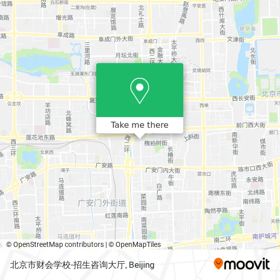 北京市财会学校-招生咨询大厅 map