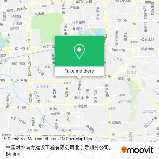 中国对外南方建设工程有限公司北京君顺分公司 map