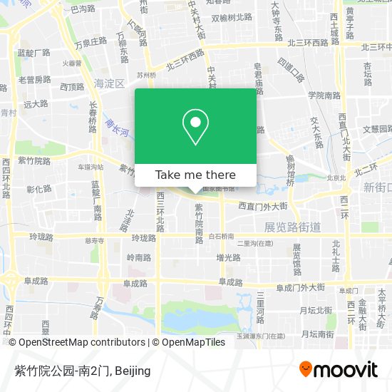 紫竹院公园-南2门 map