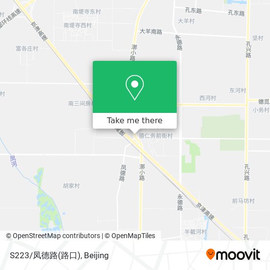 S223/凤德路(路口) map