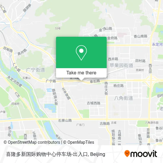 喜隆多新国际购物中心停车场-出入口 map
