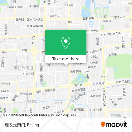 理发走南门 map