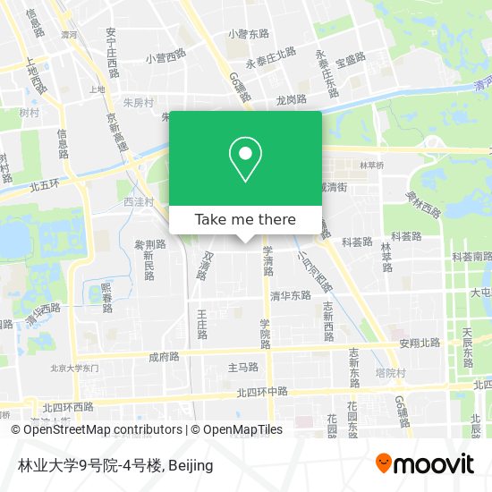 林业大学9号院-4号楼 map