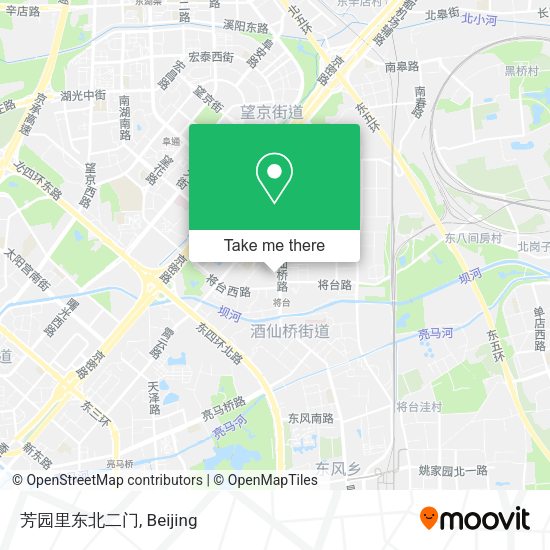 芳园里东北二门 map
